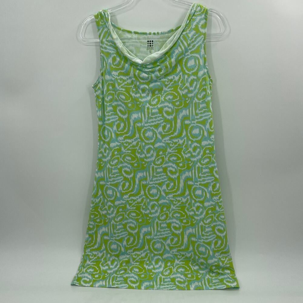 TITLE NINE Breeze Dress Women Size S Lightweight Cowl Neck Shift Summer Mini